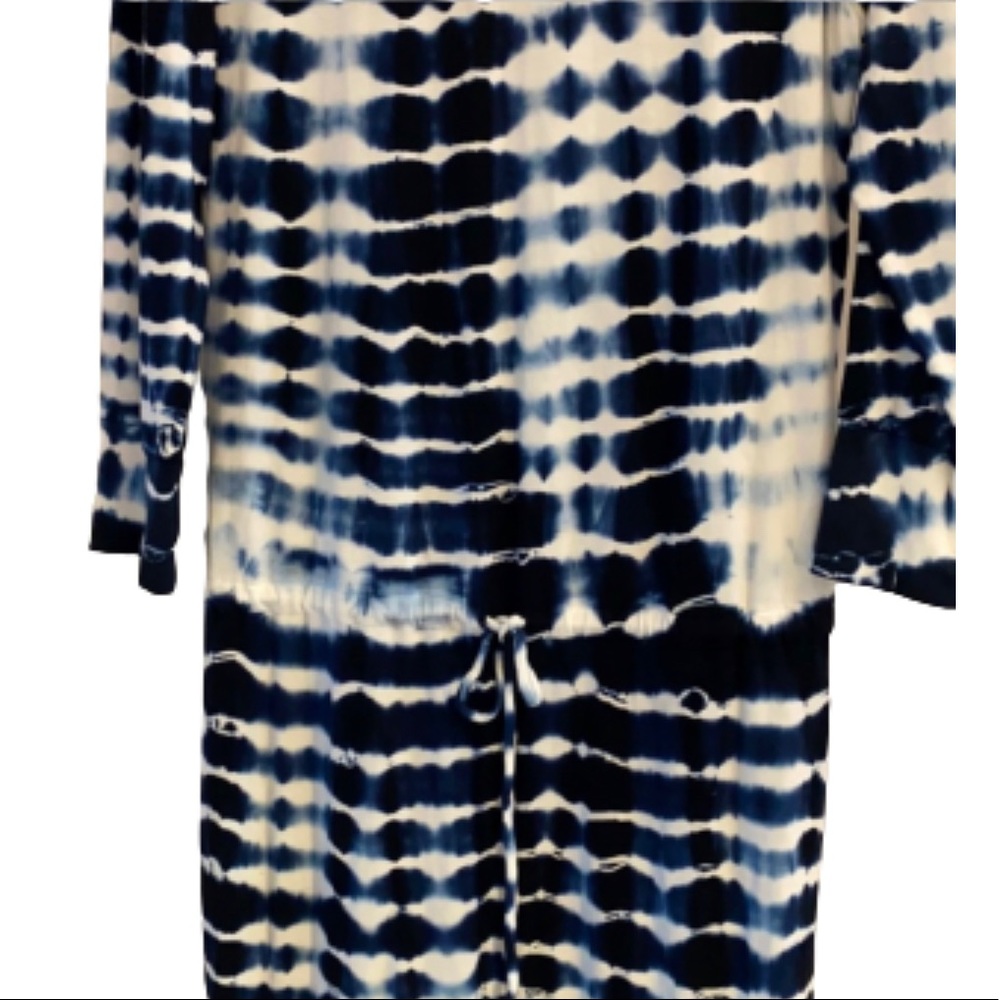 Super Soft long sleeve t-shirt dress tied drop waist. Washed not worn.